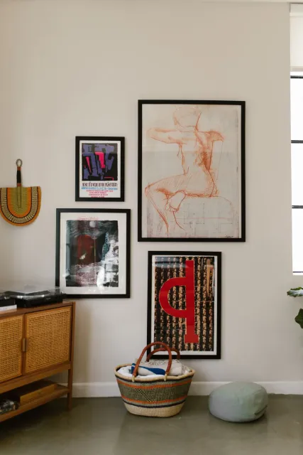 Stock reference: framed wall art and coordinated decorative accessories.